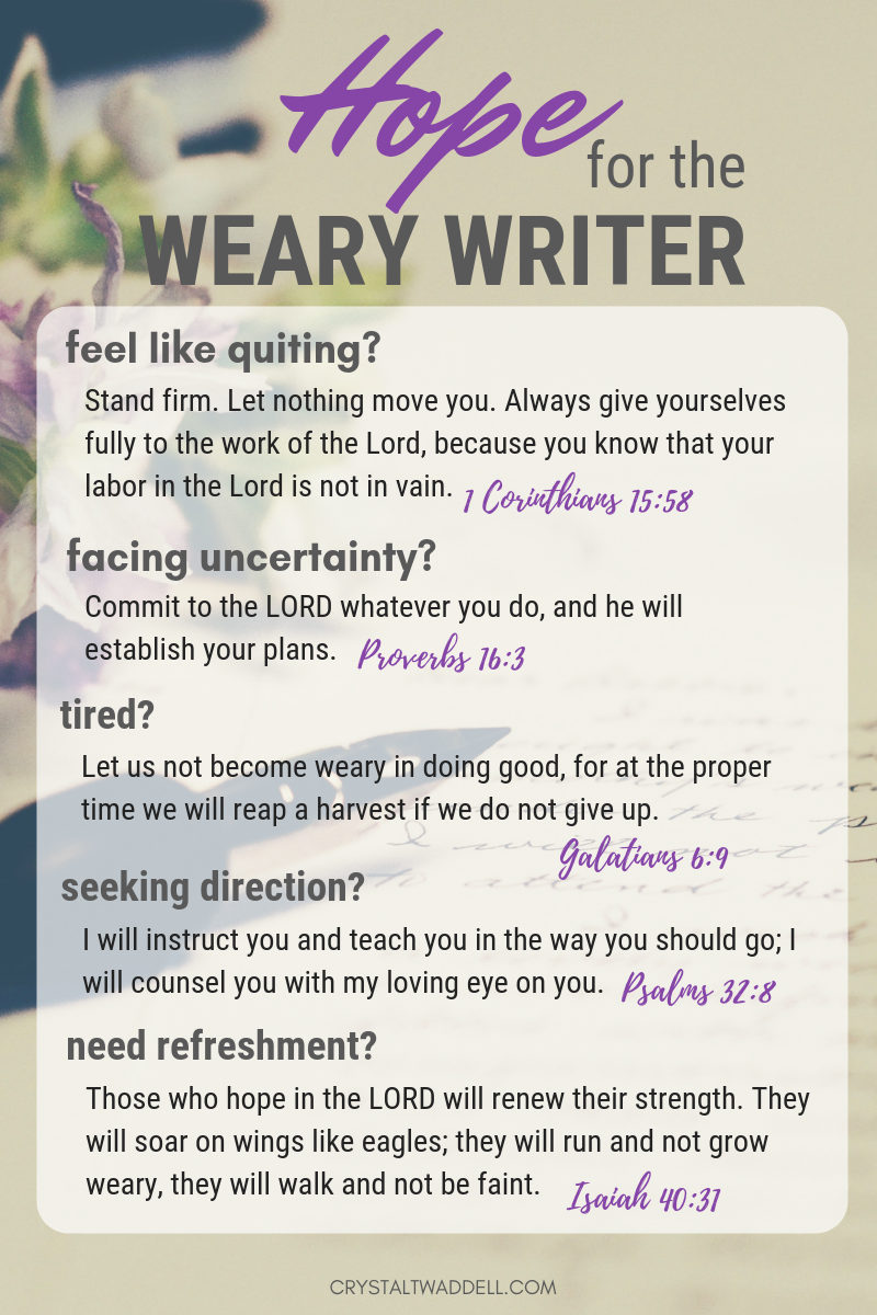Weary Writer Hope PDF