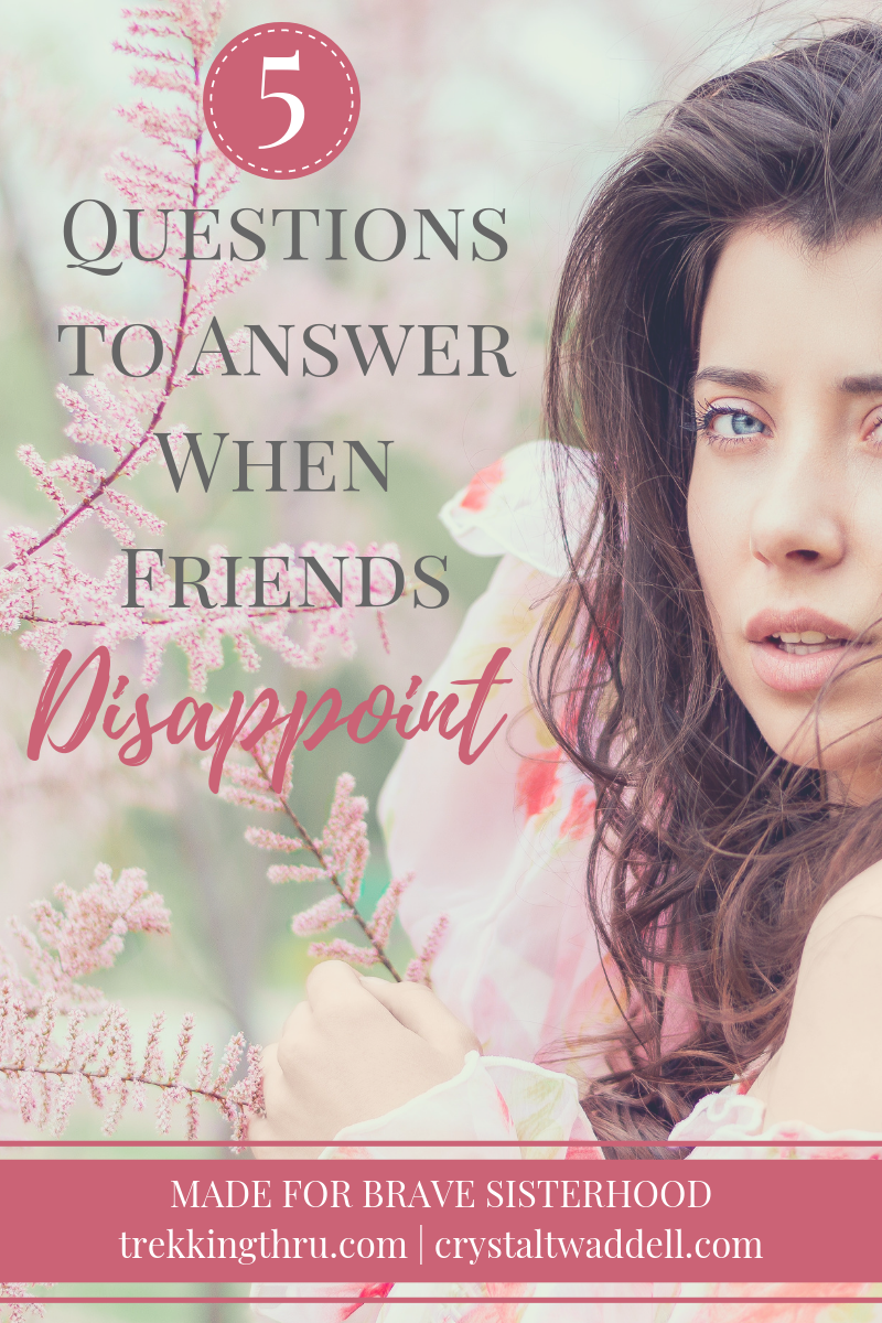 5 Questions to Ask When Friends Disappoint